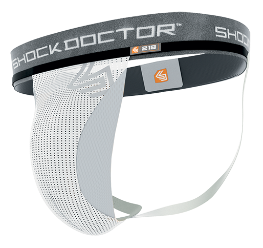 Shock Doctor Men's Core Supporter with Cup Pocket - White